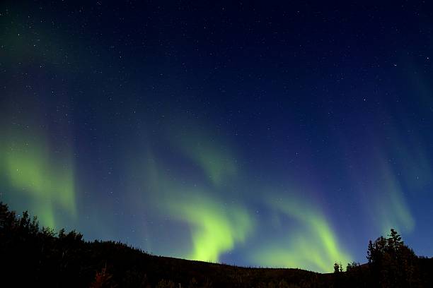 aurora 夜明け - star shape sky star aurora borealis ストックフォトと画像