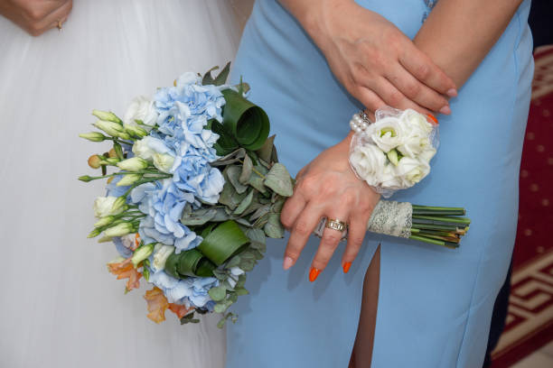 istock Bridal bouquet model of 2024 1800996527