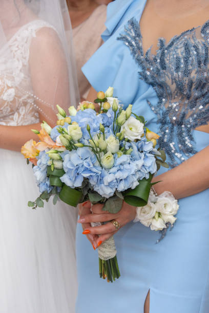 istock Bridal bouquet model of 2024 1800996533