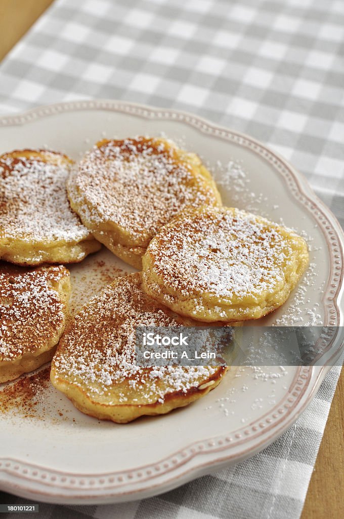 Apple Pancakes Autumn Stock Photo