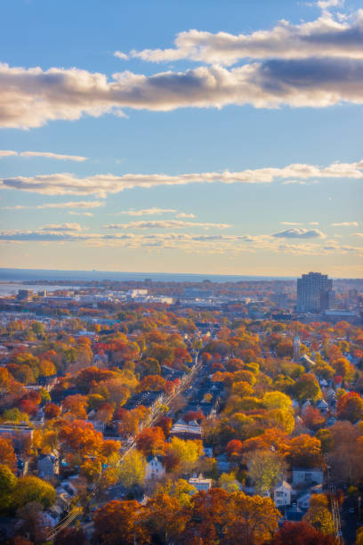 istock city fall foliage and beautiful sky 1801023998