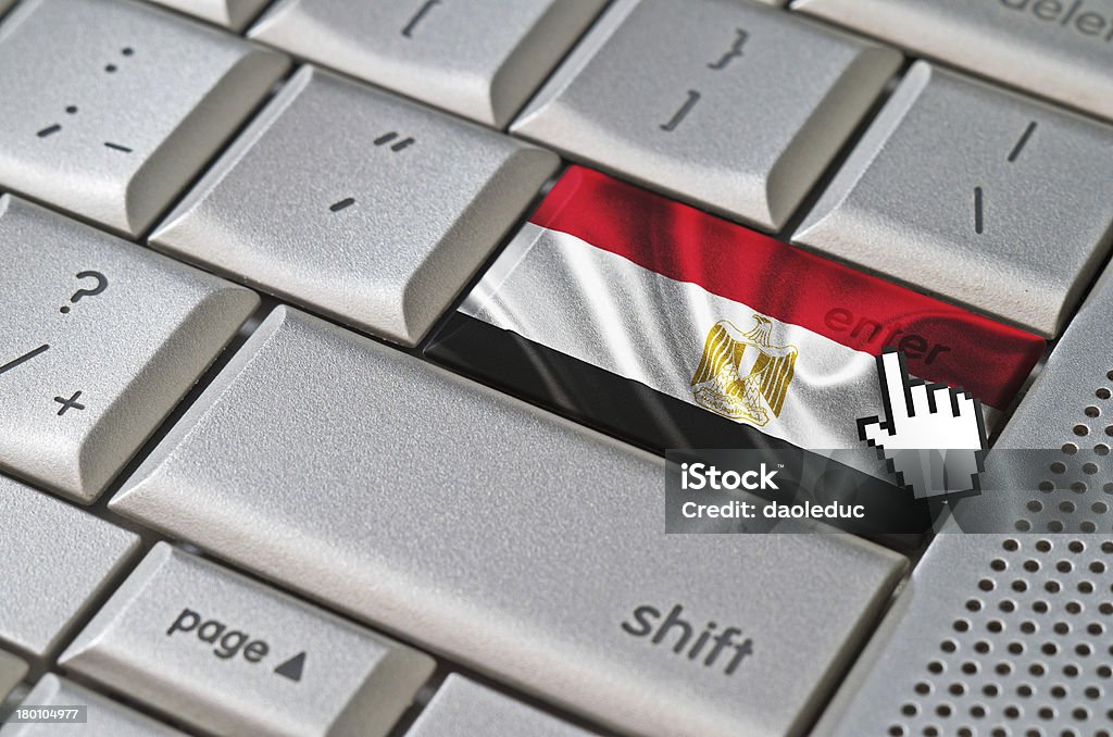 Concepto de negocios entre Egipto - Foto de stock de Abstracto libre de derechos
