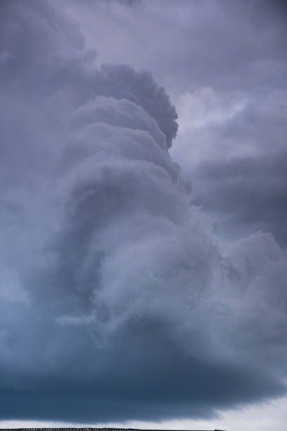 istock Clouds. Stormy Cloudscape - Stormy Day in Romania, Bistrita 1801065914