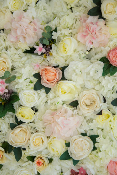 istock the wedding table decorated with flowers ,detail 1801070565