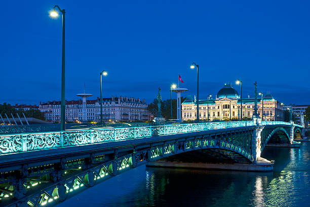 istock View of famous bridge and University in Lyon 180107172