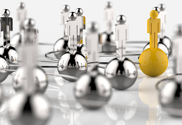 istock 3d stainless human social network and leadership as concept 180107517