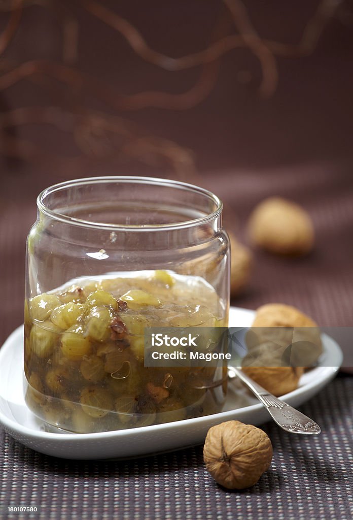 gooseberry und walnut jam - Lizenzfrei Beere - Obst Stock-Foto