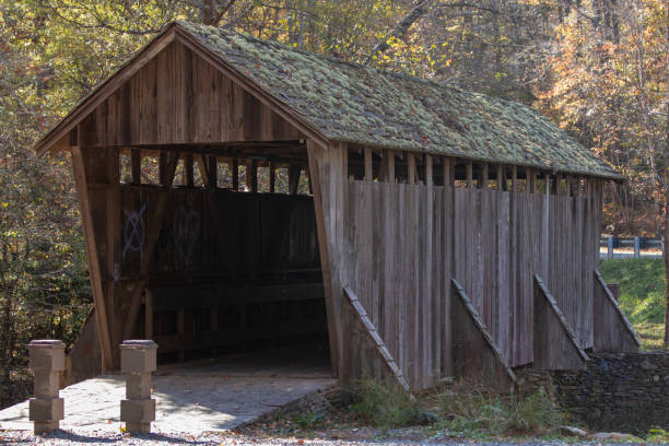 istock Pigsah Covered Bridge in North Carolina 1801101895