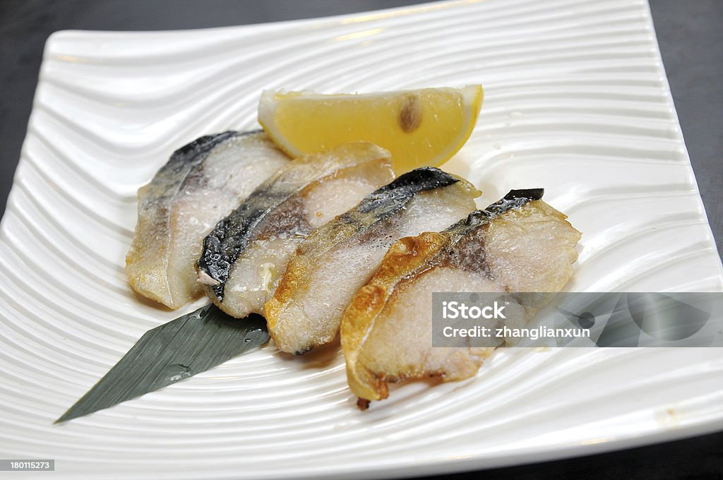 Bacalhau Frito - Royalty-free Alface Foto de stock