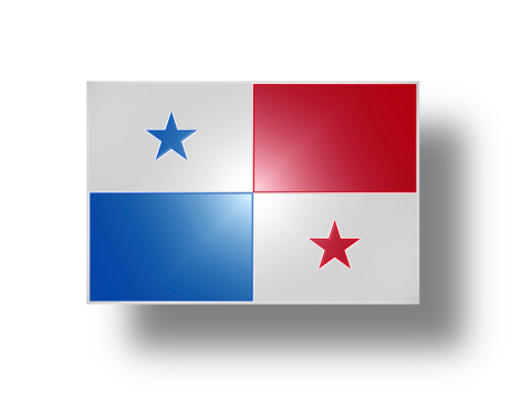 National flag of the Republic of Panama (stylized I).