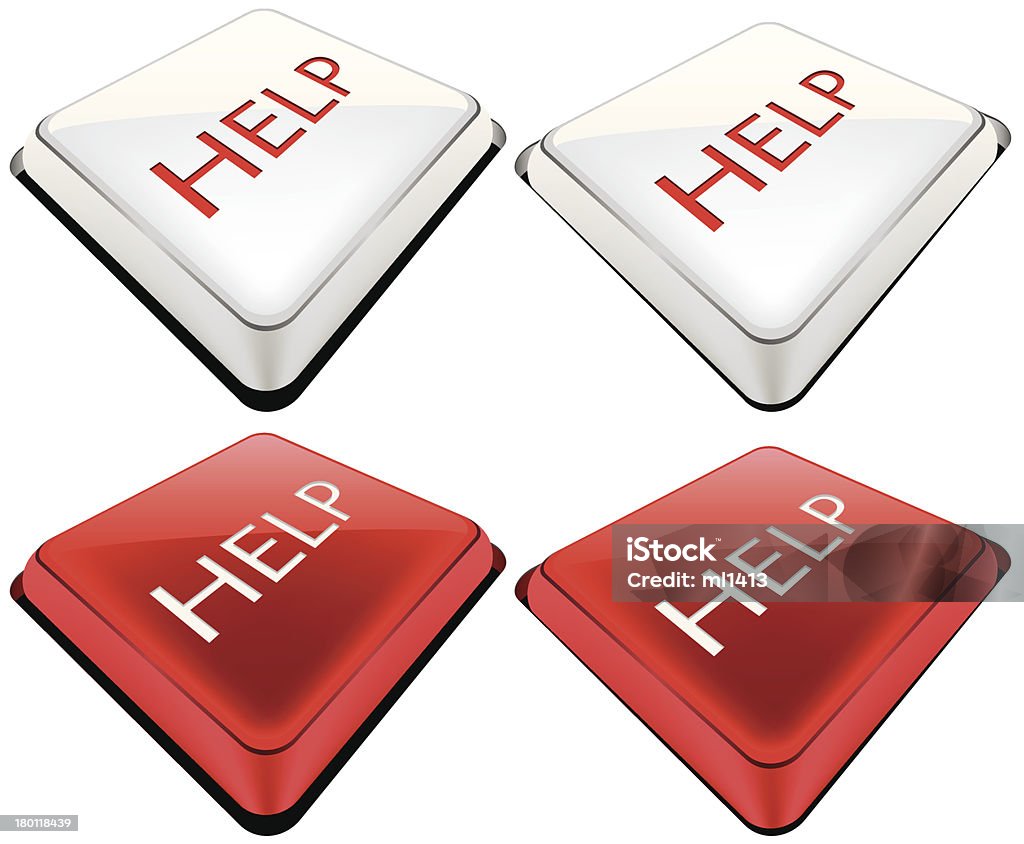 Standard Help Button Examples Help Button Stock Illustration - Download Image Now - A Helping Hand ...