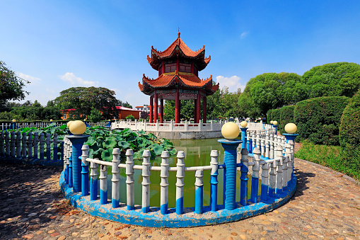 Chinese traditional Pavilion in the park