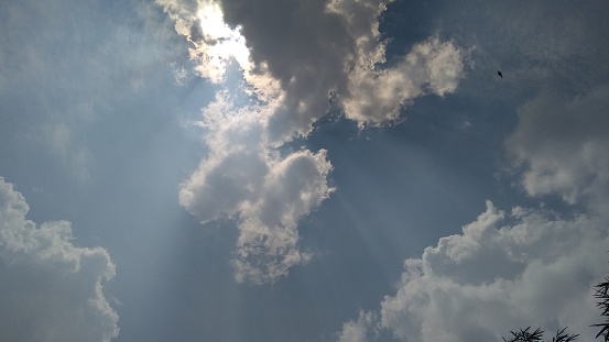 sunlight covered by clouds