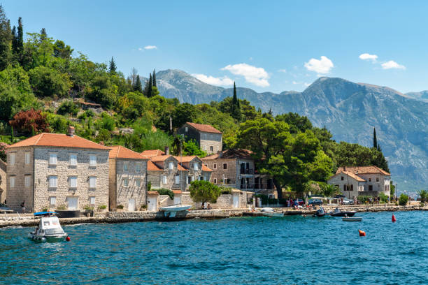 istock Perast in Kotor Bay, Montenegro 1801218428