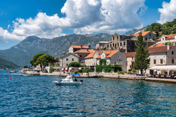 istock Perast in Kotor Bay, Montenegro 1801218430