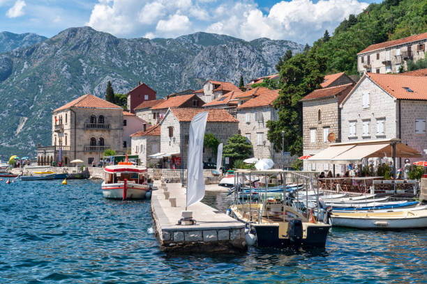 istock Perast in Kotor Bay, Montenegro 1801228688