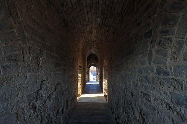 istock Architectural landscape of qingshanguan Great Wall 1801233025