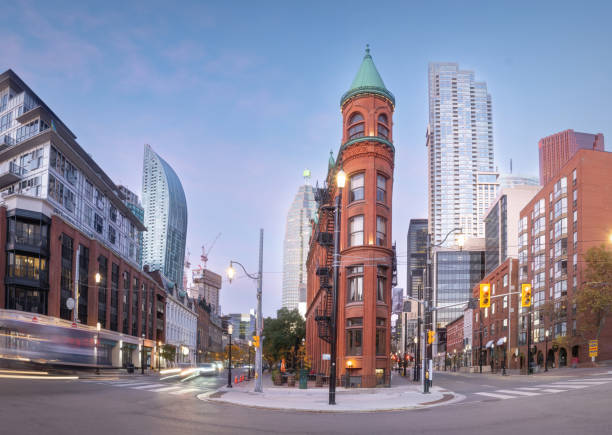 istock Toronto Skyline - The Gooderham Building 1801247874