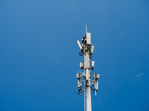 6G Telecommunications Base Station Tower