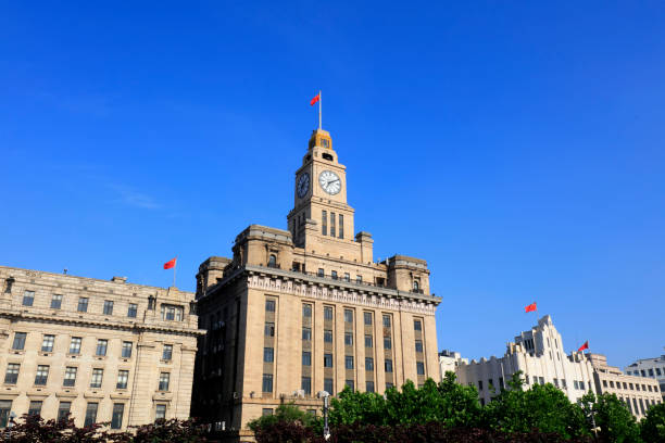 istock Architectural scenery of Shanghai Bund, China 1801286701