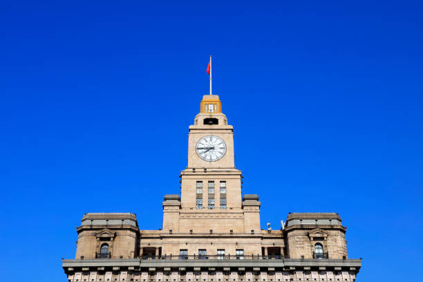 istock Architectural scenery of Shanghai Bund, China 1801287029