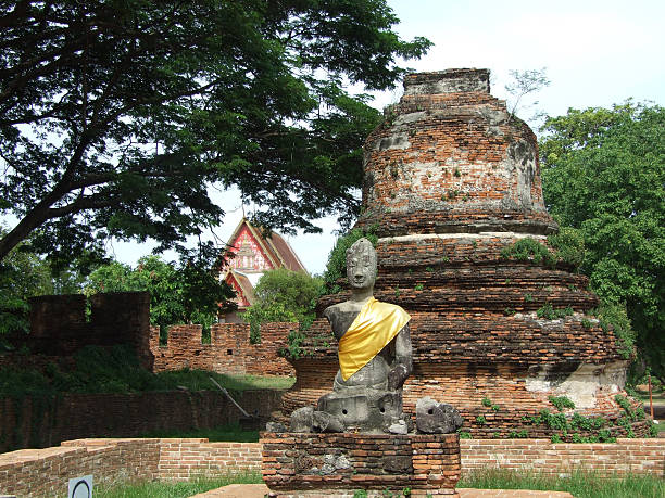 istock Buddha statue in  historical park, Thailand 180132263