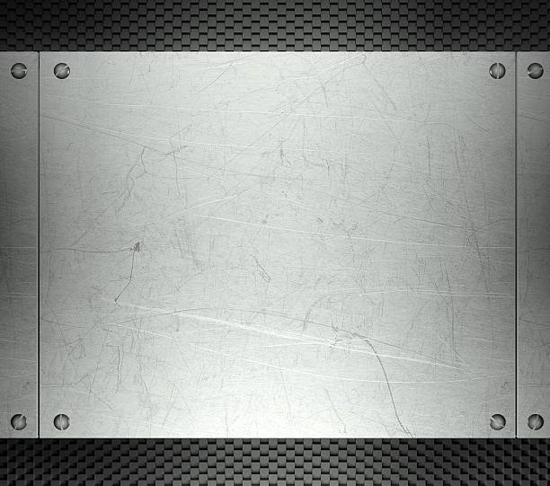 istock Steel template with copy space metal background 180144006