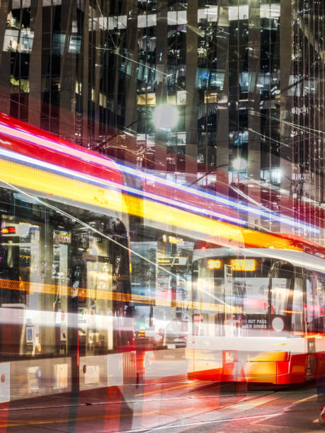 istock Downtown Toronto - Street Car (Public Transportation) 1801471406