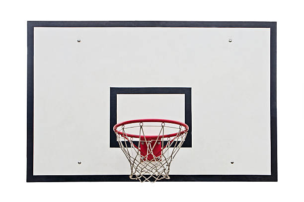 Basketball hoop stock photo