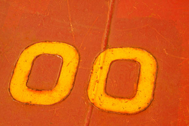 istock brown number on the plate 1801504584