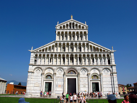 Pisa, Italy - 11 Jul 2011: The ancient Pisa Cathedral, Italy