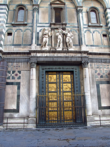 Florence, Italy - 13 Jul 2011: San Giovanni Baptistery, Florence, Italy