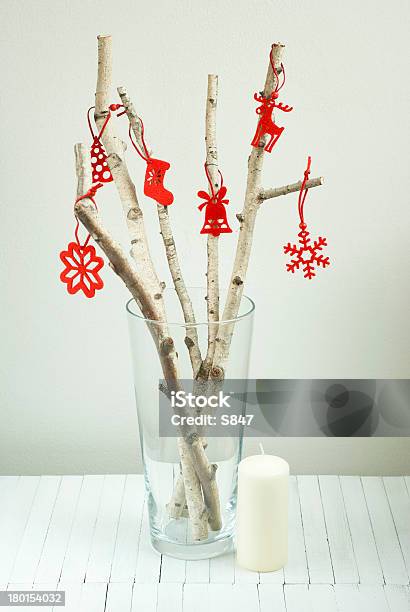 Alternative Christmas Tree Stock Photo - Download Image Now - Birch Tree, Branch - Plant Part, Christmas Decoration