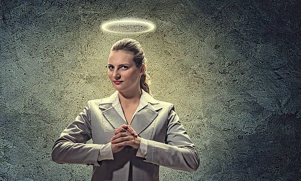 istock Saint businesswoman 180154793