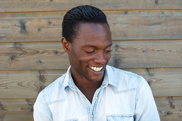 istock Cheerful african american man laughing 180154862
