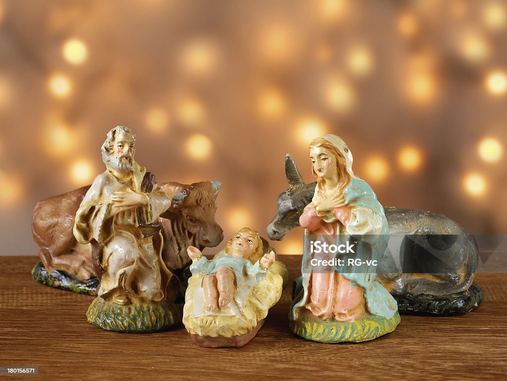 Weihnachtskrippe - Lizenzfrei Baby Stock-Foto