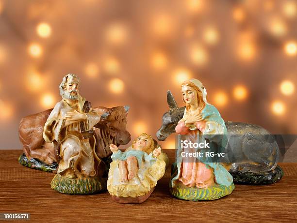 Weihnachtskrippe Stockfoto und mehr Bilder von Baby - Baby, Bibel, Christentum