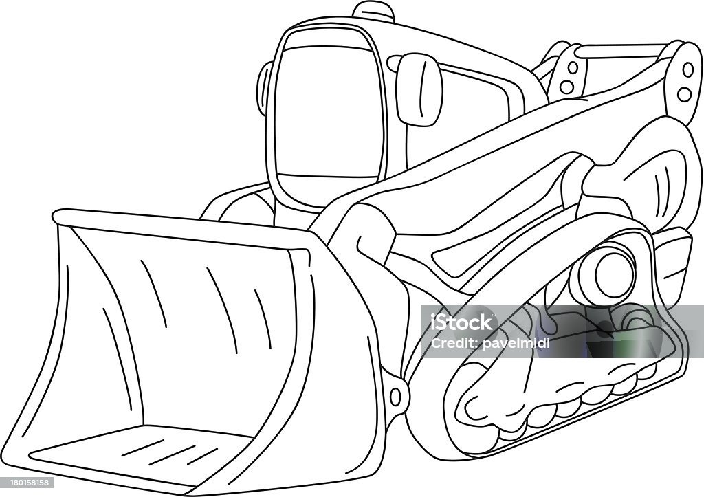 Sem Dozer Machine Vector Dozer Stock Illustration - Download Image Now - Agricultural Machinery ...