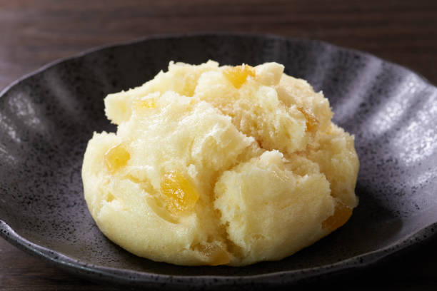 istock Traditional Japanese steamed sweets Oni Manju 1801611883