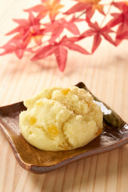istock Traditional Japanese steamed sweets Oni Manju 1801611983