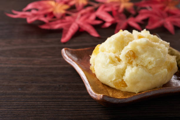 istock Traditional Japanese steamed sweets Oni Manju 1801611986