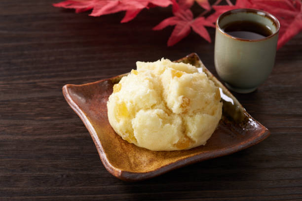 istock Traditional Japanese steamed sweets Oni Manju 1801612488