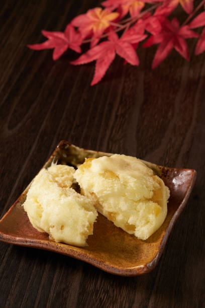 Traditional Japanese steamed sweets Oni Manju