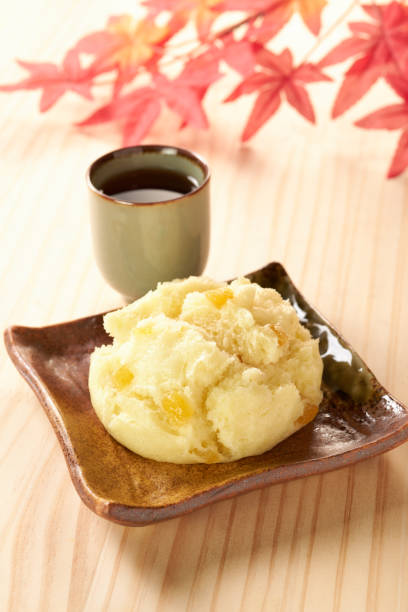 istock Traditional Japanese steamed sweets Oni Manju 1801613000
