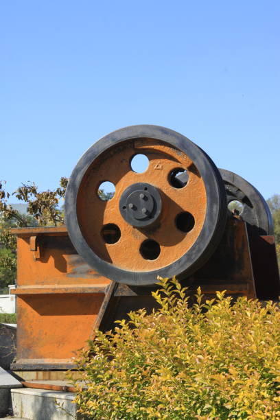 istock Metal wheel mechanical equipment 1801617099