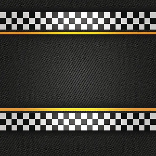 Vector illustration of Racing black striped background