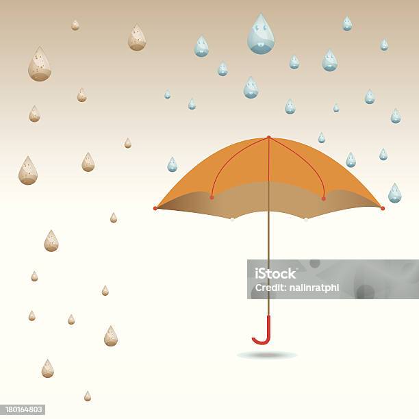 우산 보호 불결 및 깨끗하다 빗방울 0명에 대한 스톡 벡터 아트 및 기타 이미지 - 0명, 개념, 개념과 주제