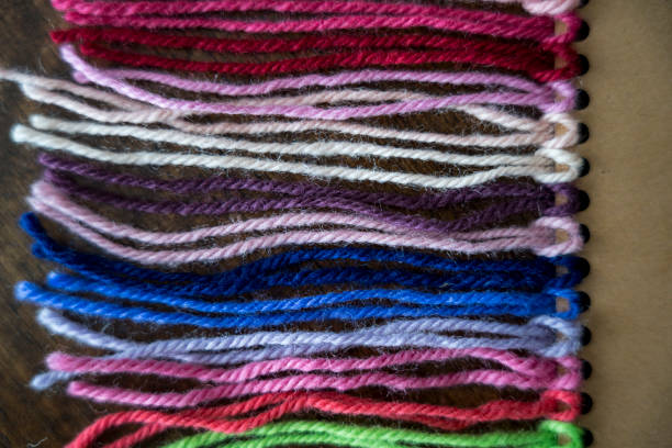 istock Close-up of Colorful Hand-Dyed Yarn 1801677004