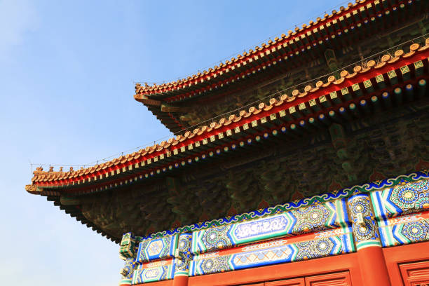 istock eaves landscape architecture in the Imperial Ancestral Temple, 1801683911