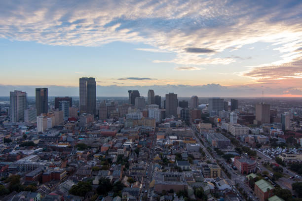 istock Downtown New Orleans, Louisiana at sunset 1801692264
